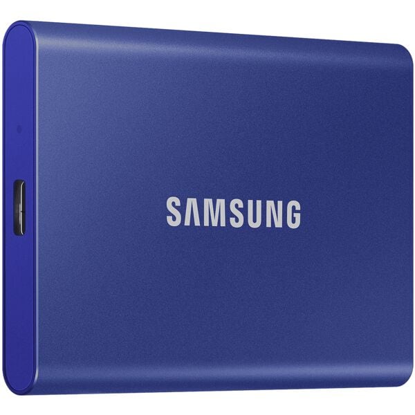 Samsung Externe Festplatte »Portable T7« blau 2000 GB, 8.5x5.7x0.8 cm