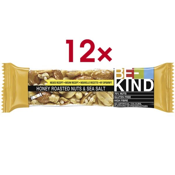 BE-KIND 12er-Pack Nussriegel »Honey Roasted Nuts«