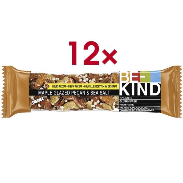 BE-KIND 12er-Pack Nussriegel »Maple Glazed Pecan«