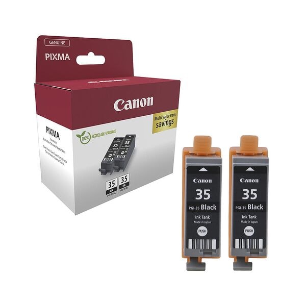 Canon 2er-Pack Original Tintenpatronen BK »PGI-35« schwarz
