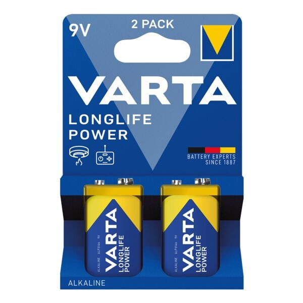 Varta 2er-Pack Batterien »LONGLIFE Power« E-Block / 6LP3146