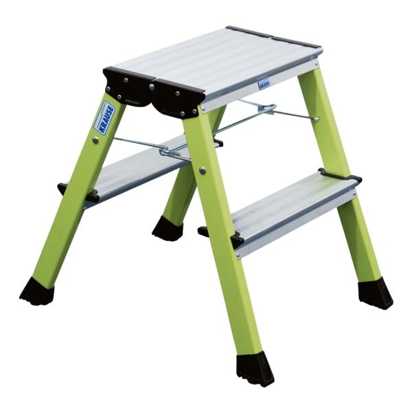 Krause Klapptritt »MONTO Rolly« 2x 2 Stufen grün, 40x55x20 cm