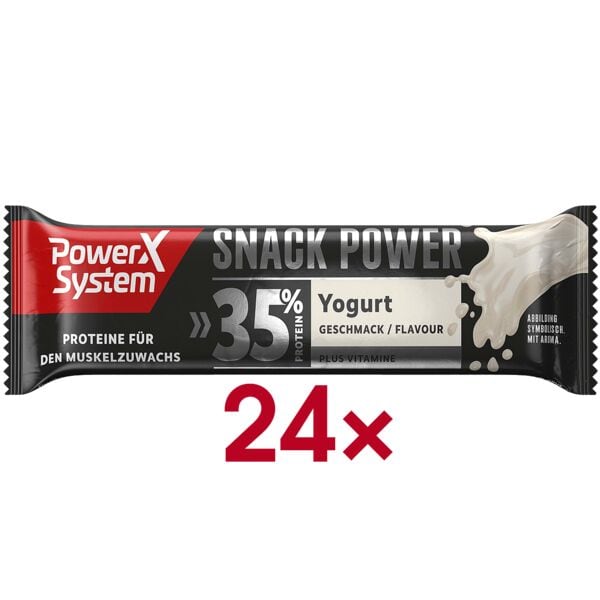PowerX System 24er-Pack Proteinriegel »Snack Power 35% Yogurt«