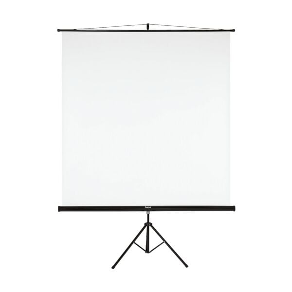 Hama Leinwand mit Stativ 180 x 180 cm, 18x18 cm