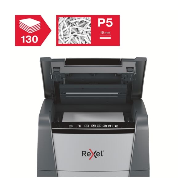 Rexel Aktenvernichter »Optimum AutoFeed+ 130M« schwarz, 22x61.8x43 cm