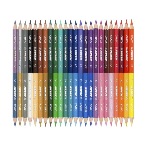 JOLLY Supersticks Crazy Buntstifte 24 Stifte 48 Farben braun