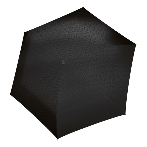 reisenthel Regenschirm »pocket mini umbrella signature black hot print« schwarz