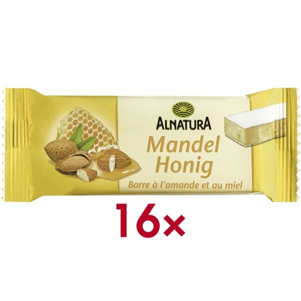 Alnatura 16er-Pack Bio Riegel »Mandel-Honig«