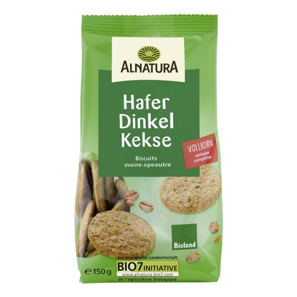 Alnatura Bio Hafer-Dinkel Kekse - 150 g