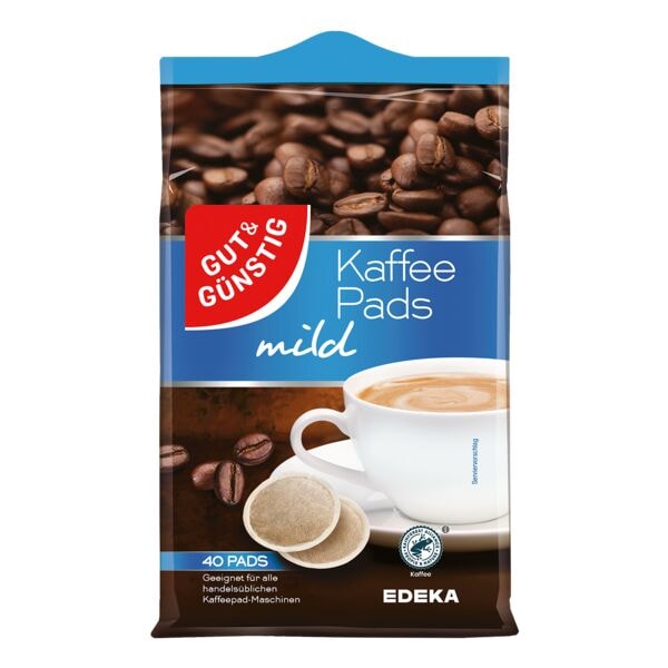 Gut & Günstig 40er-Pack Kaffeepads »Mild«
