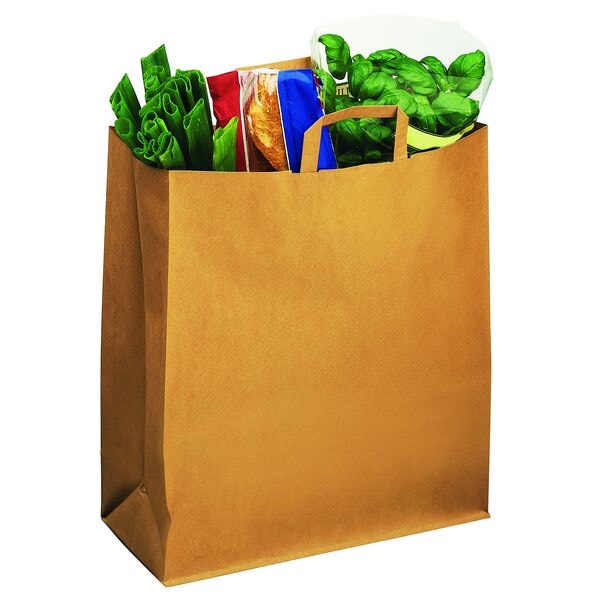 VP 250er-Pack Papier-Tragetaschen »Topcraft« 22,0 x 36,0 cm braun braun, 22x36 cm