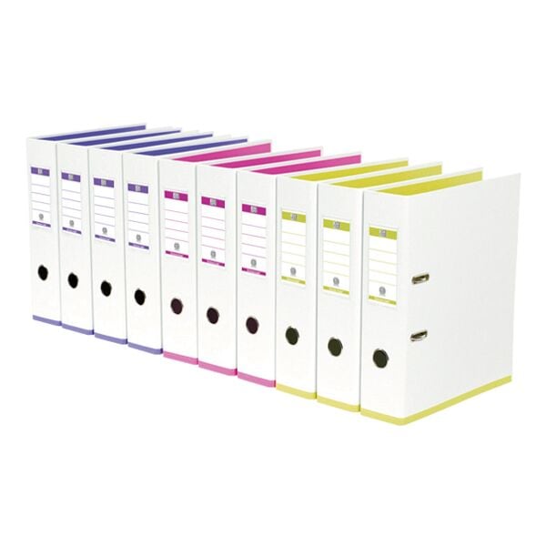 Oxford 10er-Pack Ordner A4 »myColour« weiß weiß, 8x32x29 cm