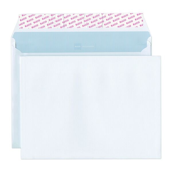 ELCO 200er-Pack Versandtaschen ca. C4 ohne Fenster weiß weiß, 23.9x32.4 cm