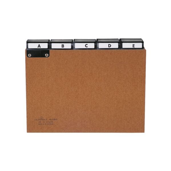 Durable Leitregister A-Z braun A4 quer braun