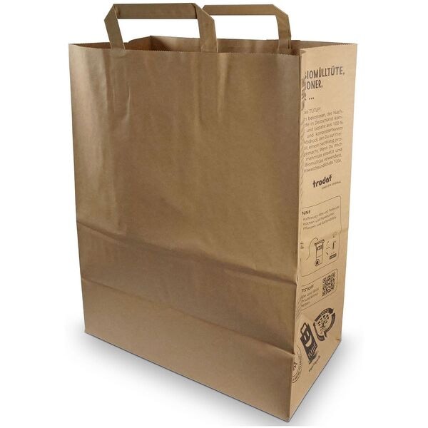 Trodat Papier-Tragetaschen »TÜTLE XL« 32,0 x 41,0 cm braun braun, 32x41 cm
