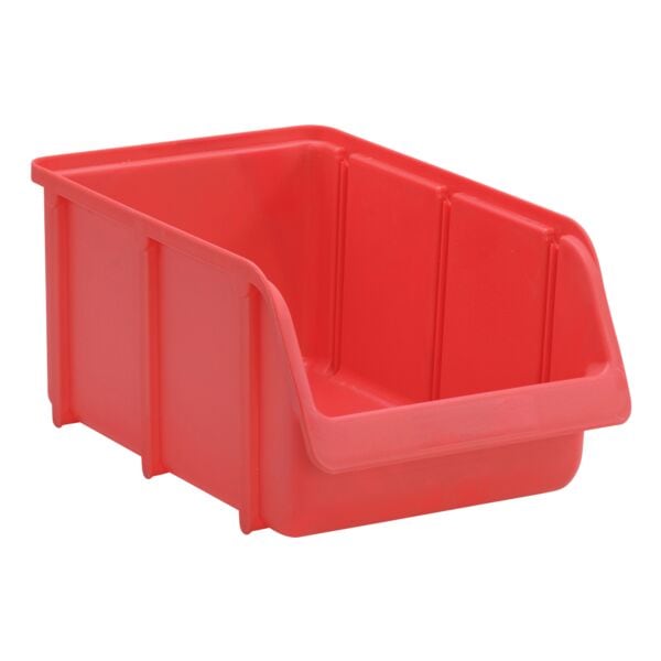 hünersdorff Sichtlagerkasten »Gr.4« rot, 20.7x15.5x33.2 cm