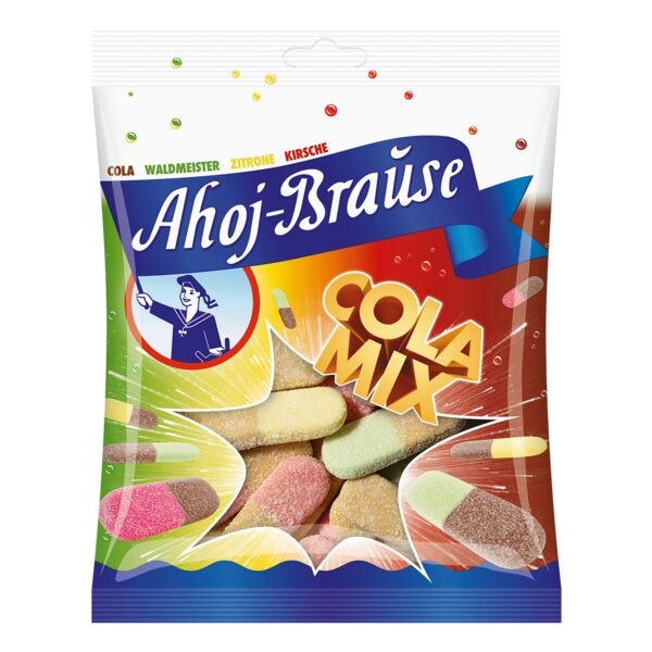 Ahoj-Brause Kaubonbons »Cola Mix« vegan 150 g