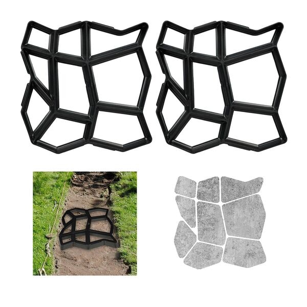 relaxdays 2er-Pack Gehwegform