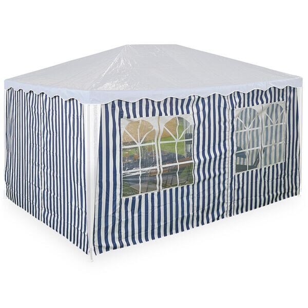 relaxdays 3er-Set Seitenteile für Pavillon 3x4m