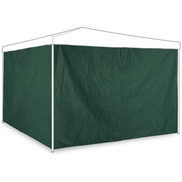 relaxdays 2er-Set Seitenteile für Pavillon 3x2m dunkelgrün grün