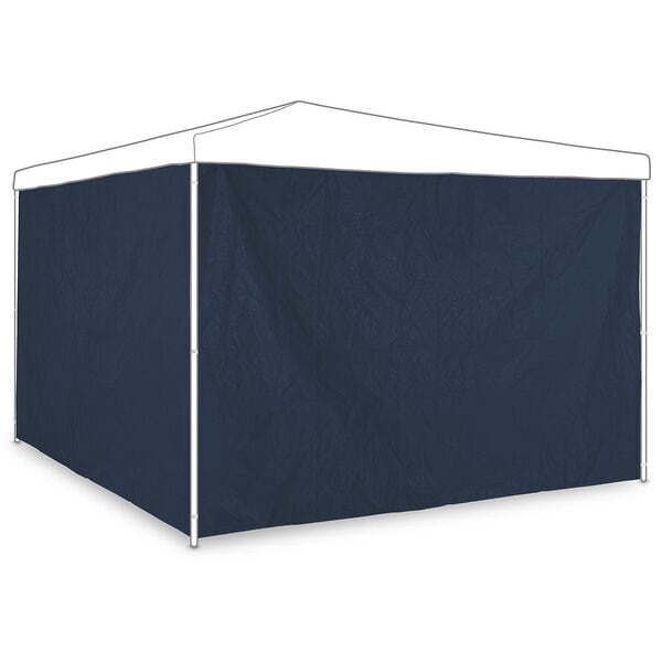 relaxdays 2er-Set Seitenteile für Pavillon 3x2m dunkelblau blau