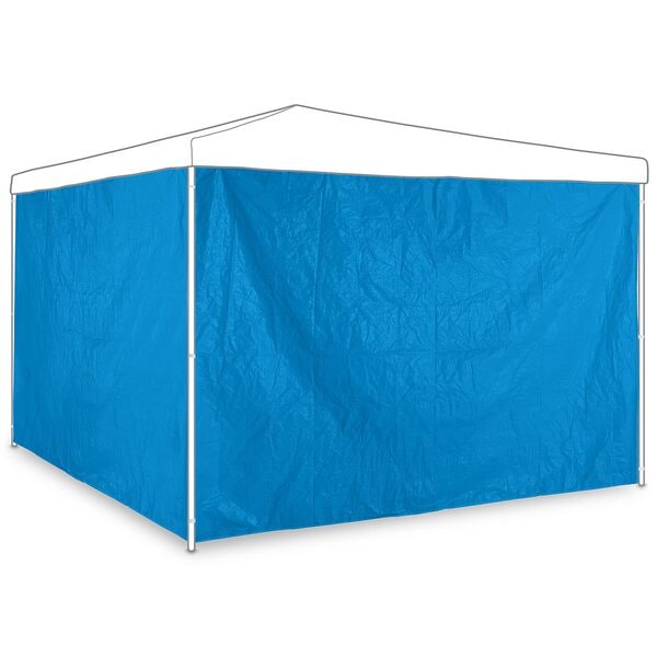 relaxdays 2er-Set Seitenteile für Pavillon 2x3m hellblau blau