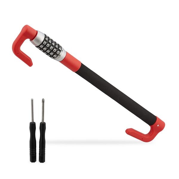 relaxdays Lenkradschloss mit Zahlenkombination