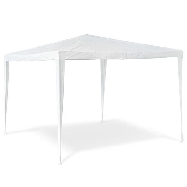 relaxdays Pavillon 3x3m weiß