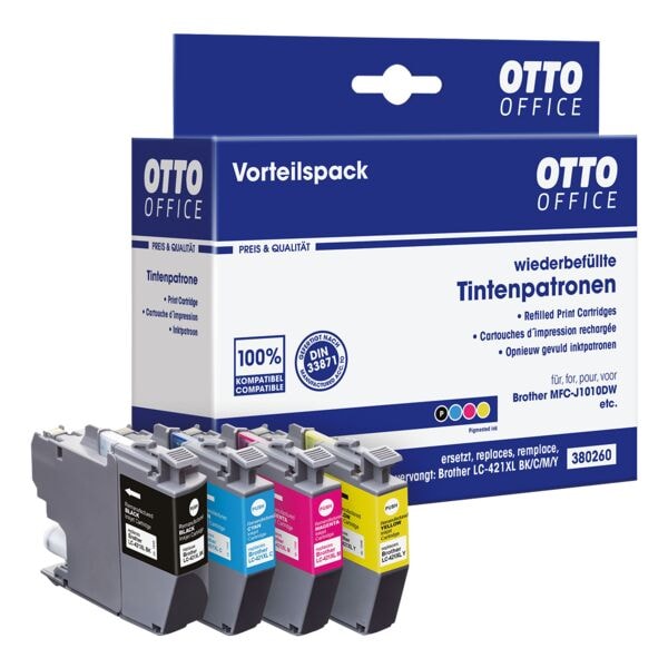 OTTO Office Tintenpatronen-Set ersetzt Brother »LC421XL VAL« schwarz