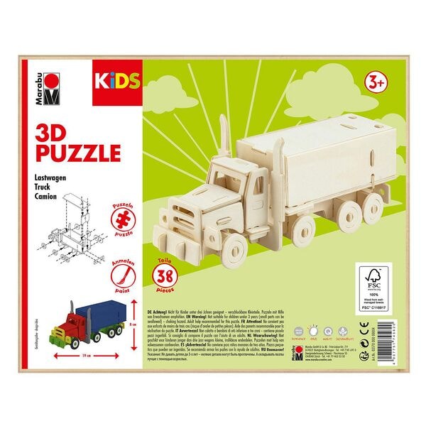 Marabu Kinder 3D-Puzzle »Lastwagen«
