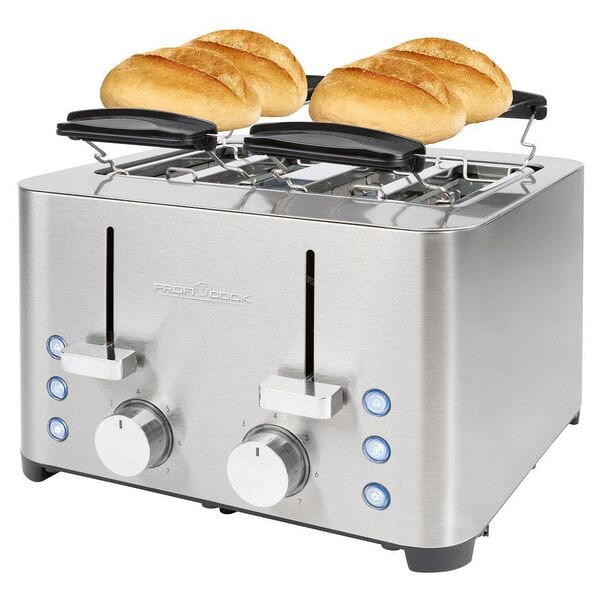 CLATRONIC Toaster »PC-TA 1252« 1500 W silberfarben silber