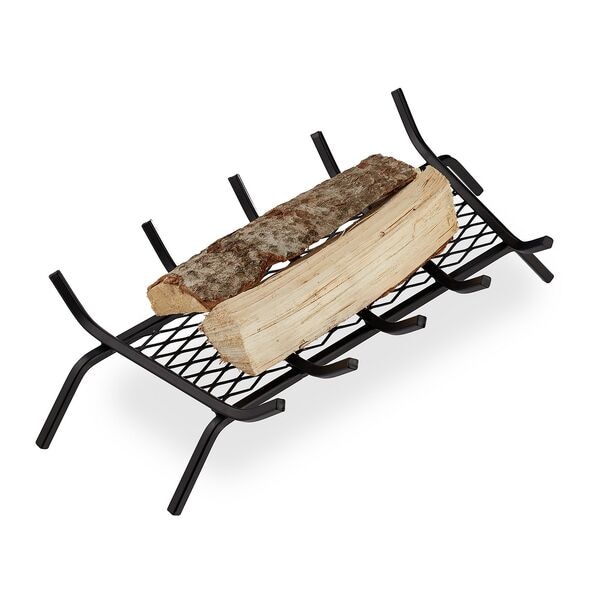 relaxdays Kamin-/ Feuerrost aus Stahl