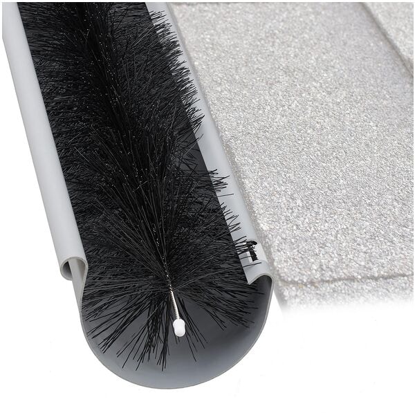 relaxdays Dachrinnenbürste - 400x10 cm