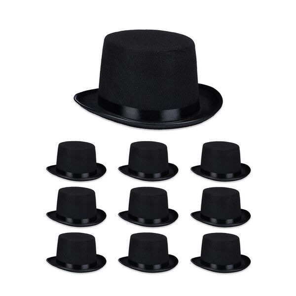 relaxdays 10er-Pack Zylinder Hut