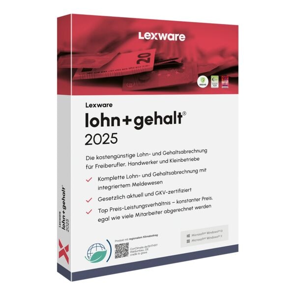 Lexware Software »lohn+gehalt 2025« 365 Tage