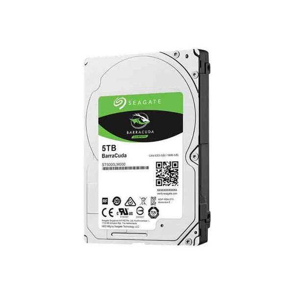 Seagate Interne Festplatte »Guardian BarraCuda ST5000LM000« 5000 GB schwarz, 10.035x1.5x6.985 cm