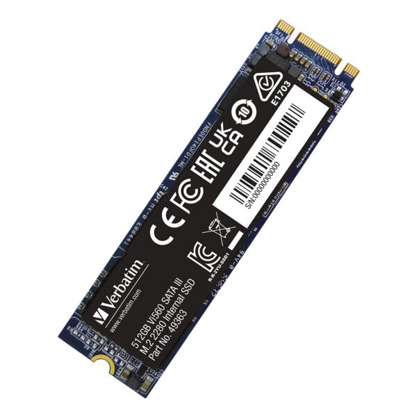 Verbatim Interne Festplatte »Vi560 S3« 512 GB, 2.21x0.23x8 cm