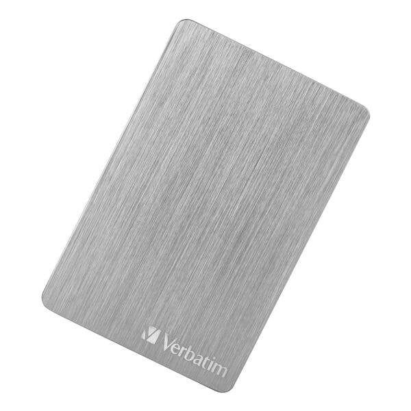Verbatim Externe Festplatte 2,5' »Store 'n' Go ALU Slim« 1 TB - silbern silber, 7.6x0.9x11.4 cm