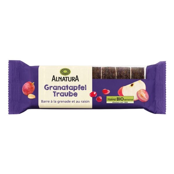Alnatura Bio Fruchtschnitte »Granatapfel-Traube« rot