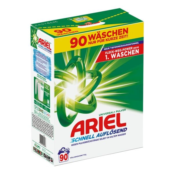 ARIEL Vollwaschpulver »Universal+« 90 WL