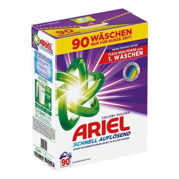 ARIEL Vollwaschpulver »Color+« 90 WL