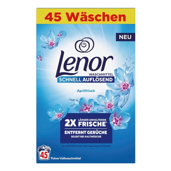 Lenor Vollwaschmittel Pulver »Aprilfrisch« 45 WL weiß