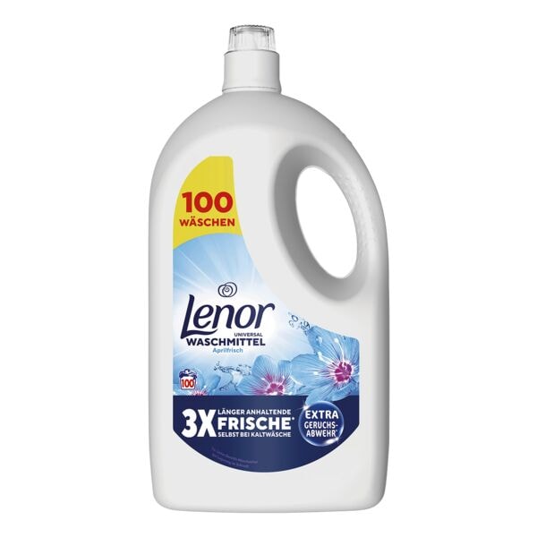Lenor Flüssig-Universalwaschmittel »Aprilfrisch« 4.5 L 100 WL weiß