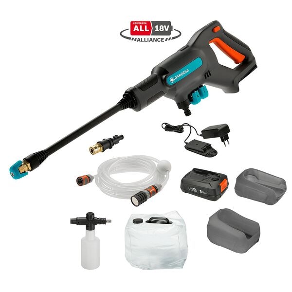 GARDENA Hochdruckreiniger »AquaClean 24/18V P4A« schwarz