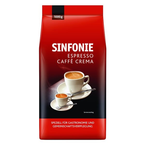 Jacobs Espresso ganze Bohnen »SINFONIE ESPRESSO CAFFÈ CREMA« 1 kg braun