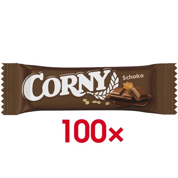 Corny 100er-Pack Müsliriegel »Classic Schoko« 25 g gelb