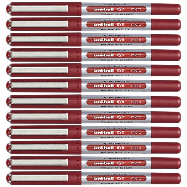uni-ball 12er-Pack Tintenroller »uni-ball eye micro UB-150« rot