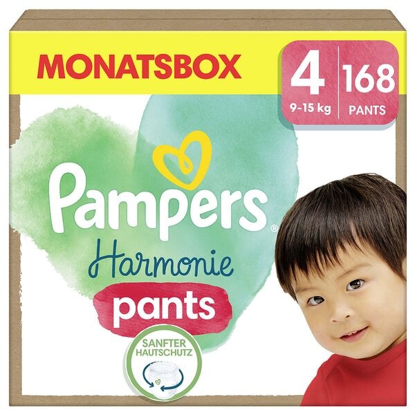 Pampers Windelhosen »Harmonie™« Gr.4 (9-15 kg) 168 Stück weiß