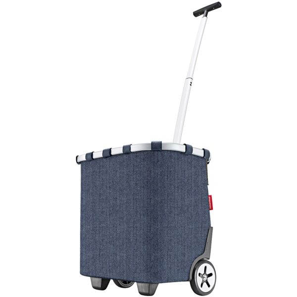 Reisenthel Einkaufstrolley carrycruiser herringbone dark blue blau, 42x47.5x32 cm