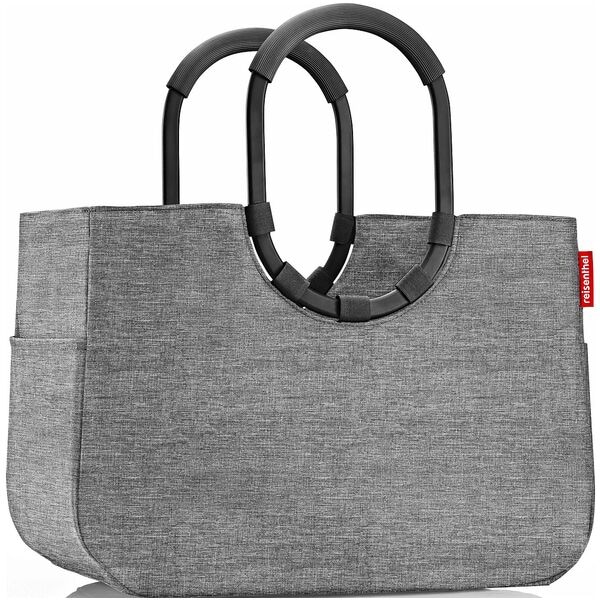 Reisenthel Einkaufskorb Shopper loopshopper L twist silver silber, 46x34.5x25 cm